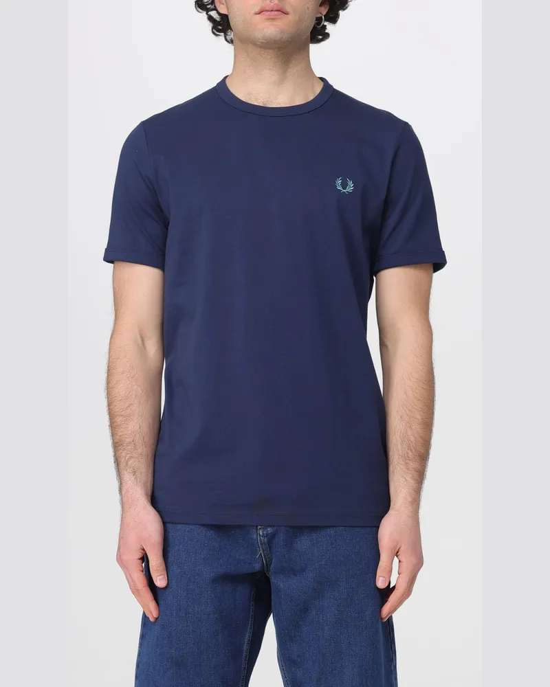 Fred Perry T-shirt herren Blau