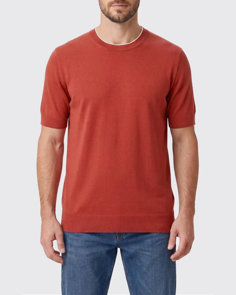 Brunello Cucinelli Pullover herren Strawberry