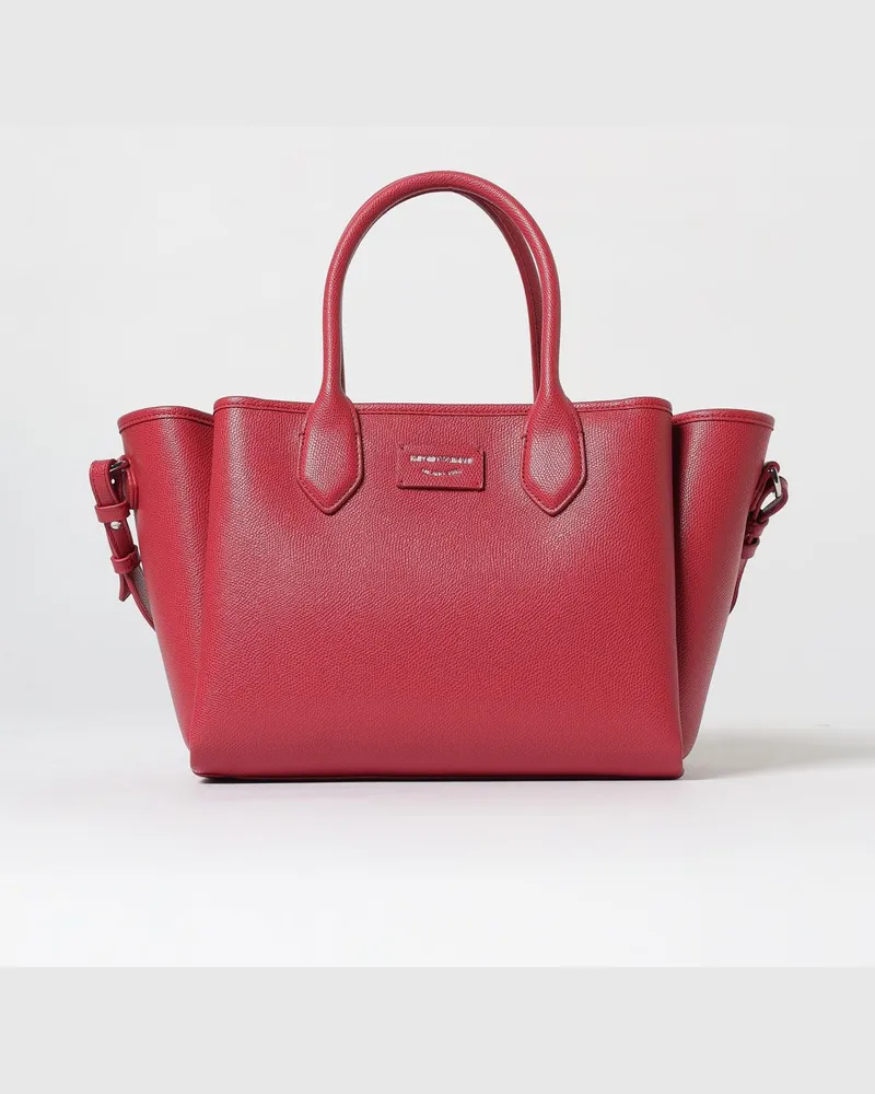 Emporio Armani Schultertasche damen Burgunderrot