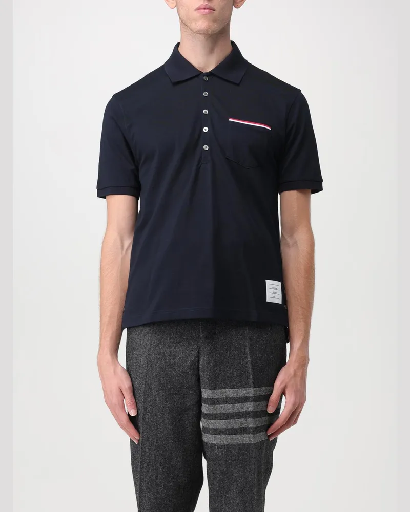 Thom Browne Polo herren Navy