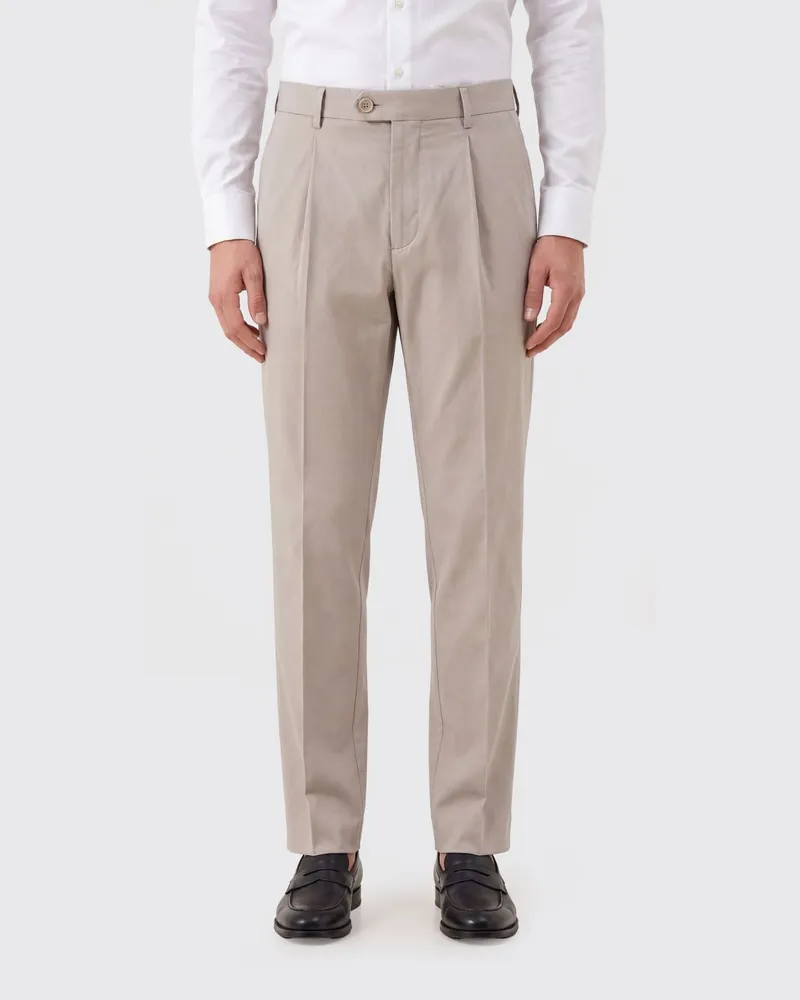 Brunello Cucinelli Chino-Hose aus Stretch-Baumwolle Rope