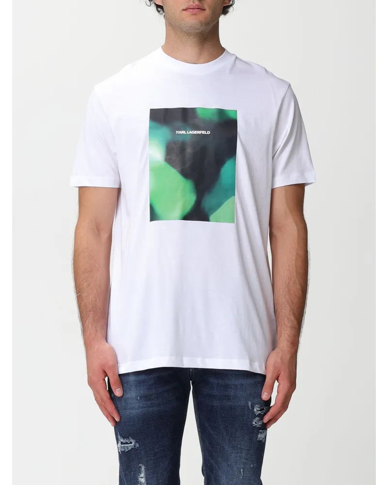 Karl Lagerfeld T-shirt herren Weiß