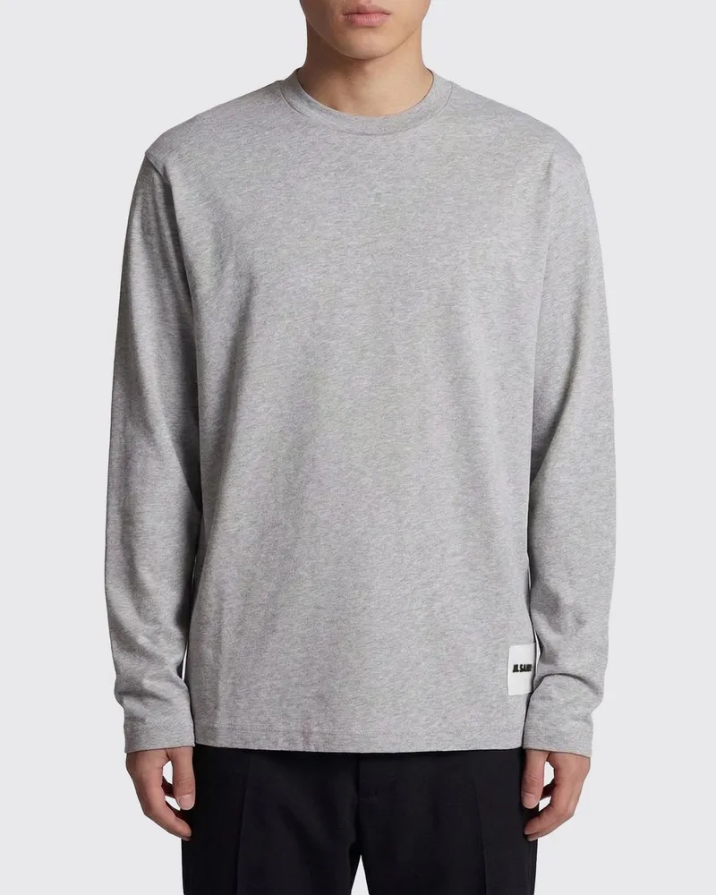 Jil Sander T-shirt herren Grau
