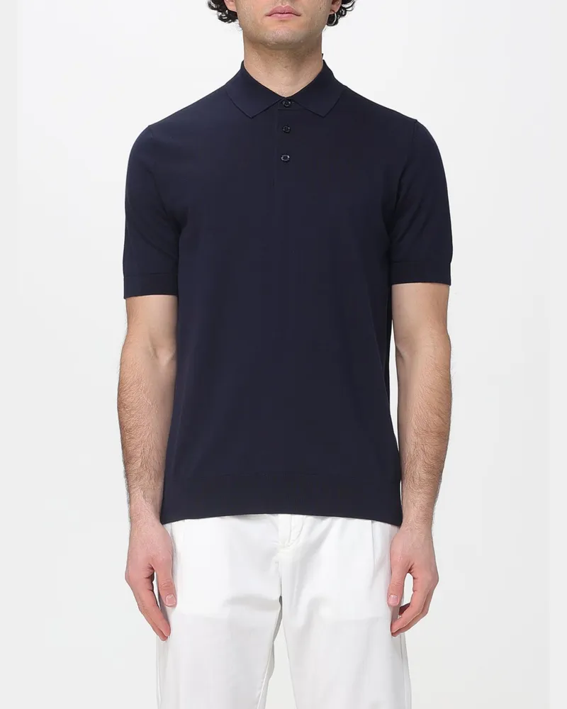 Paolo Pecora Milano Polo herren Blau