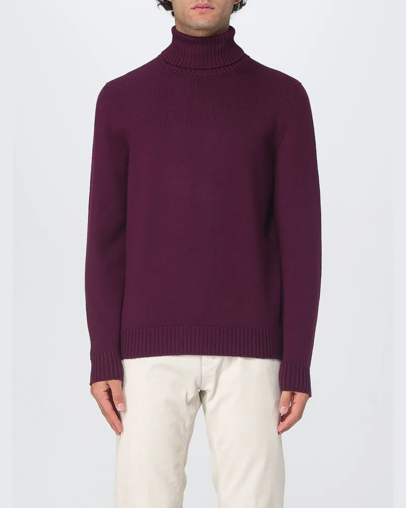Drumohr  Pullover herren Burgunderrot