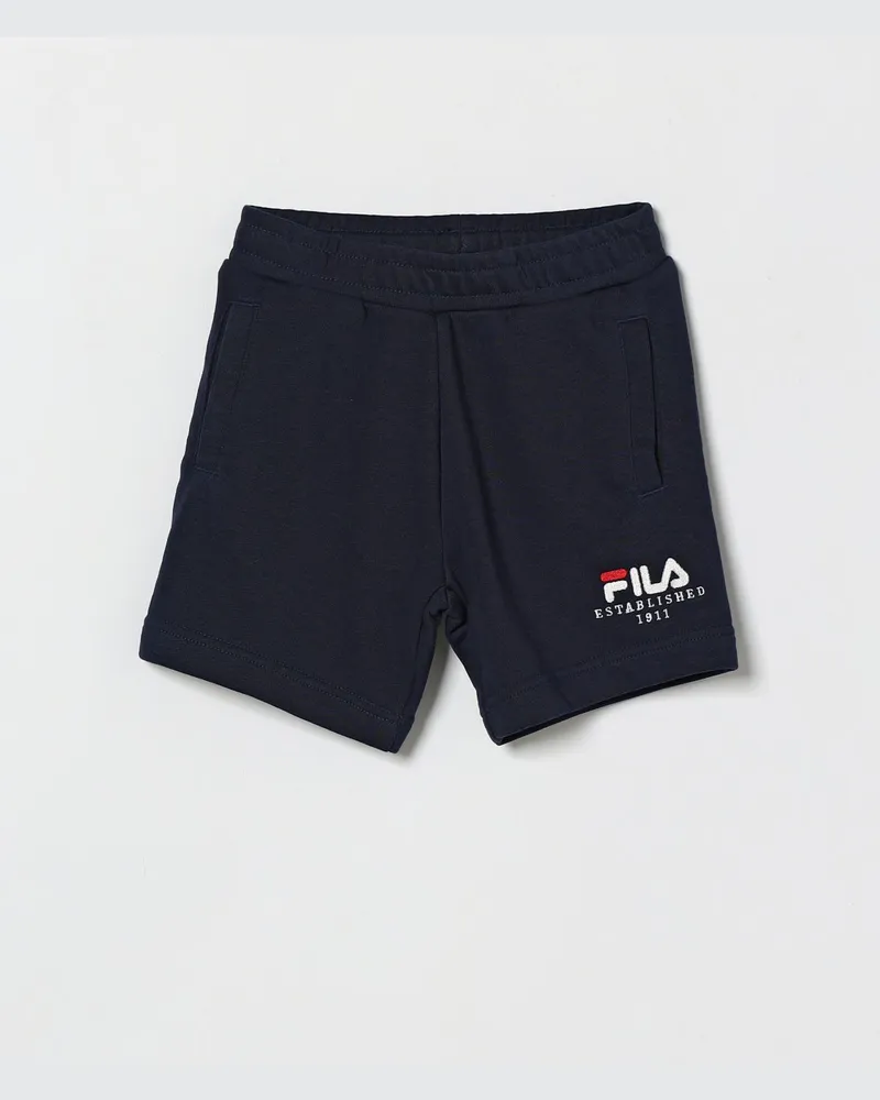 Fila Jersey-Jogging-Shorts für Jungen mit Kordelzug und Logo Blau