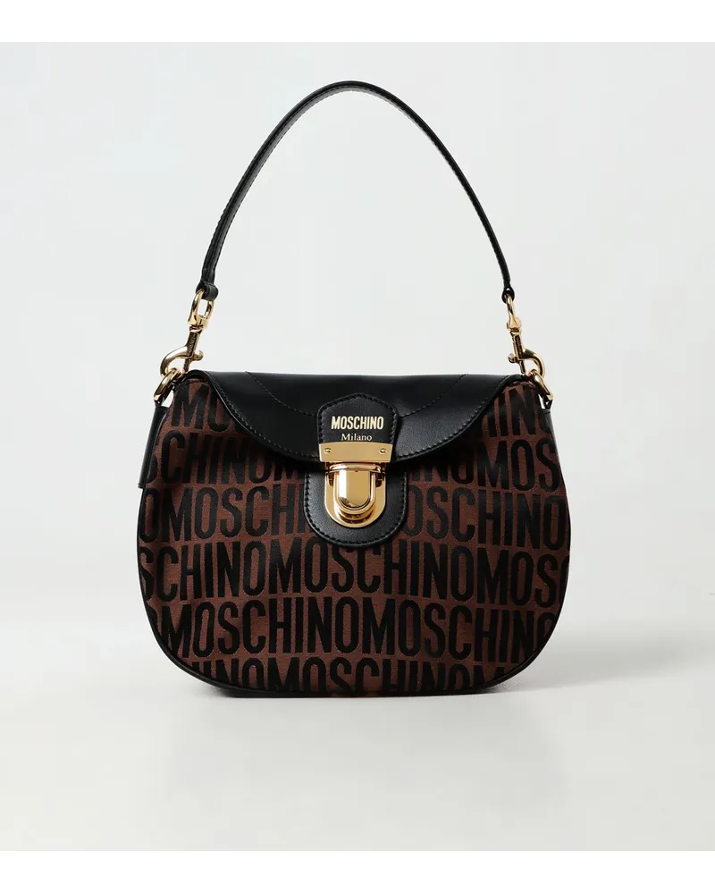 Moschino Schultertasche damen Braun