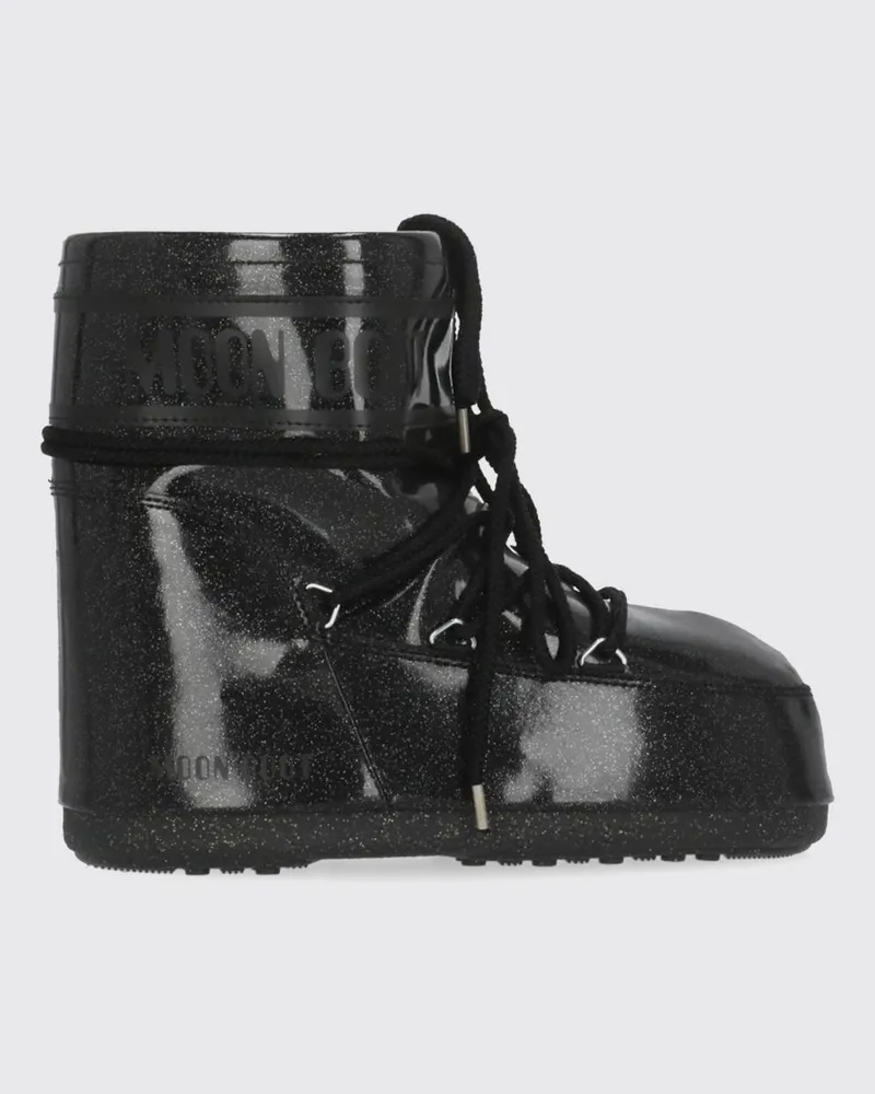 Moon Boot Flache stiefeletten damen Schwarz