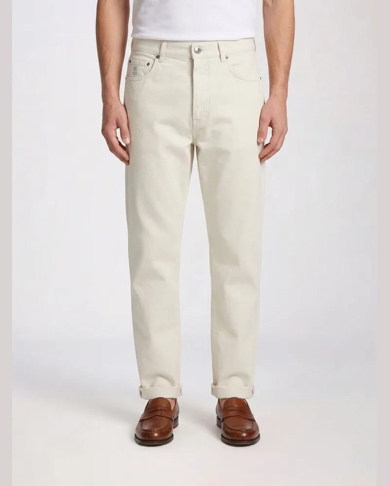 Brunello Cucinelli Jeans herren Weiß