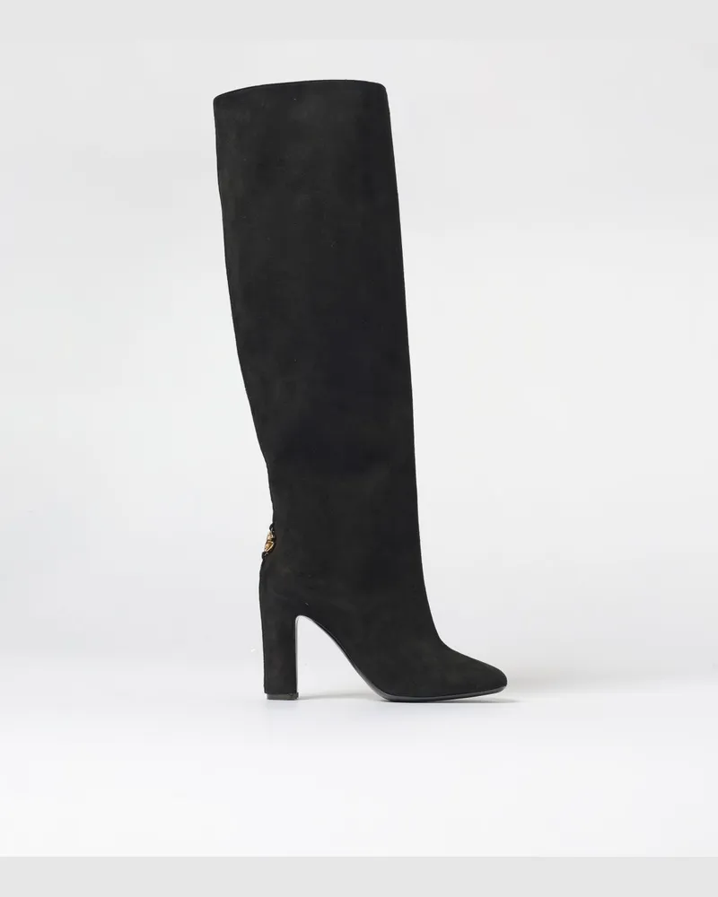 Dolce & Gabbana Flache stiefeletten damen Dolce & Gabbana Schwarz