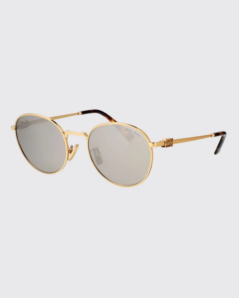 Miu Miu Sonnenbrille damen Gold