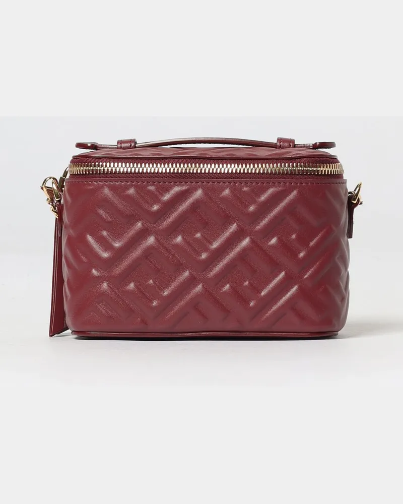Fendi Schultertasche damen Burgunderrot
