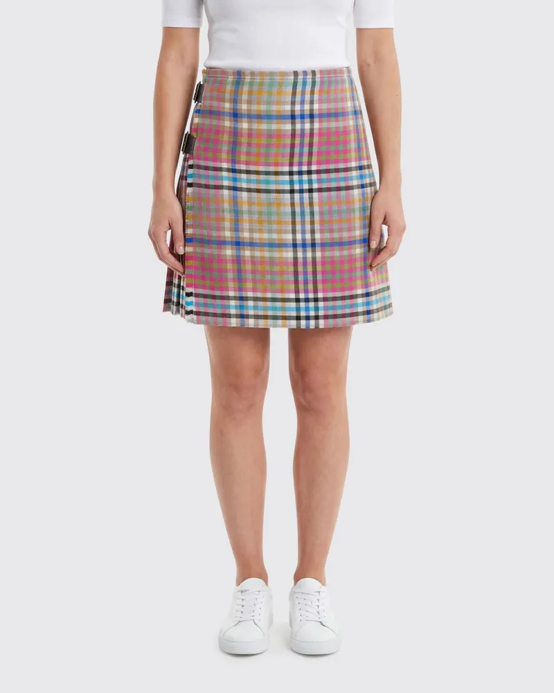 Vivienne Westwood Tartan-Wollrock Bunt