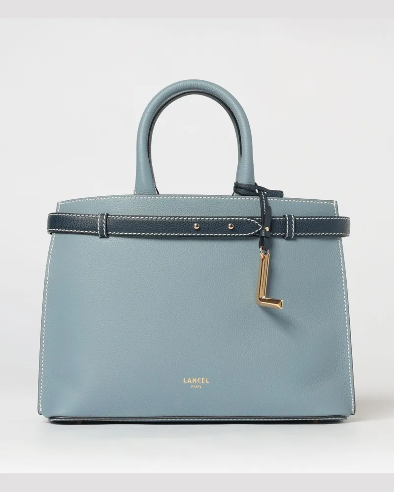 Lancel Faubourg Tasche aus genarbtem Leder Yellow