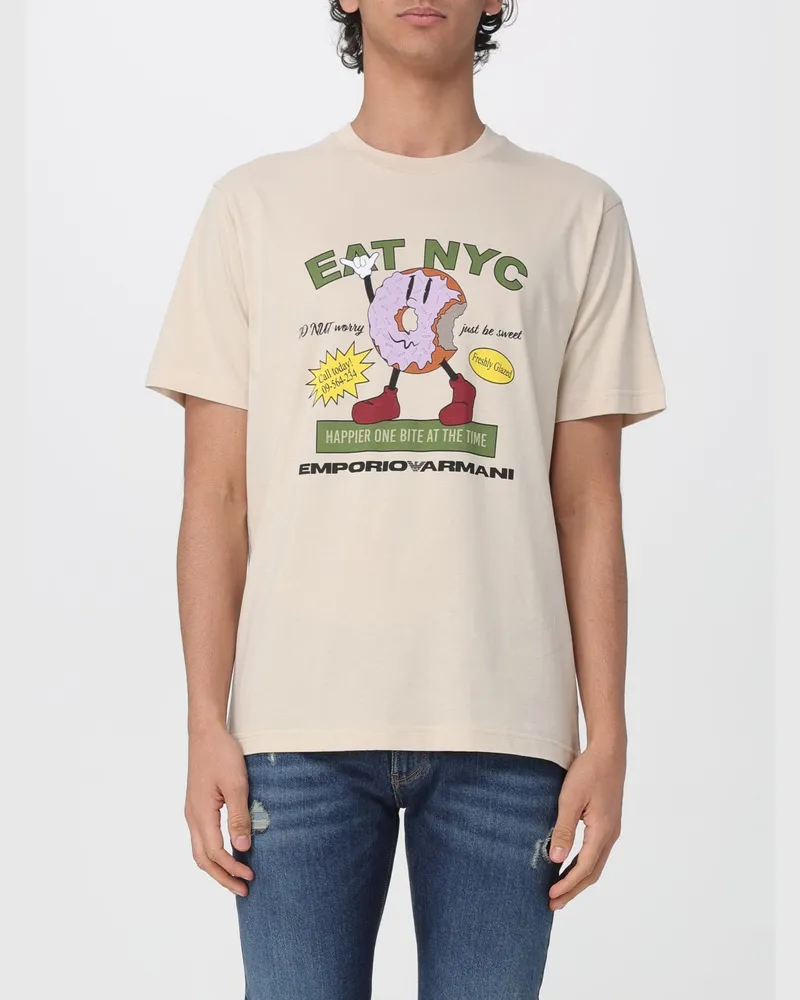 Emporio Armani T-shirt herren Beige