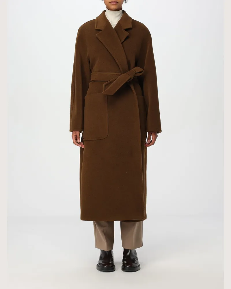 Max Mara Mantel damen Leder