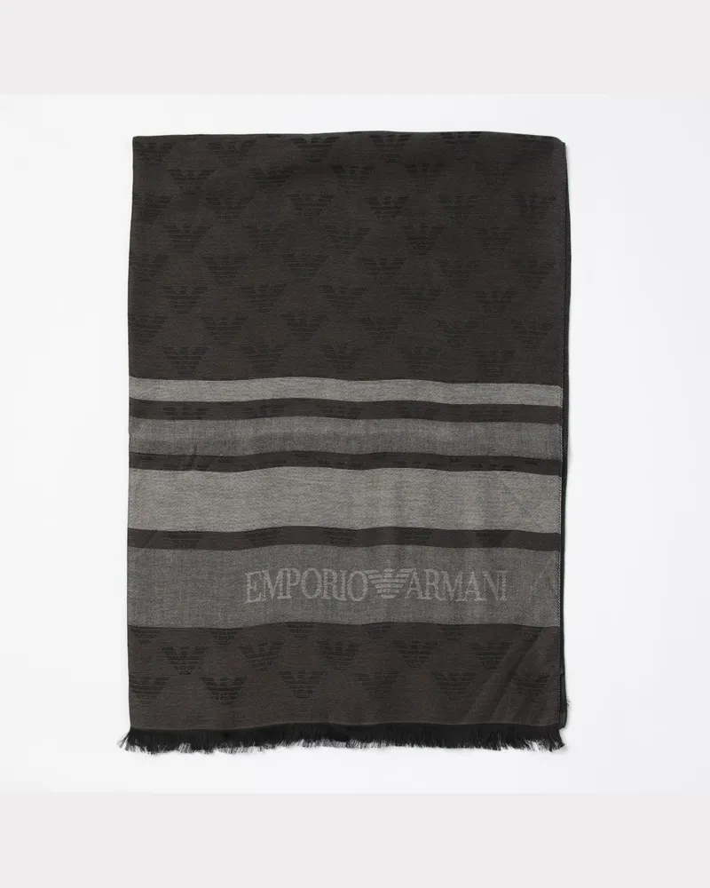 Emporio Armani Schal herren Charcoal