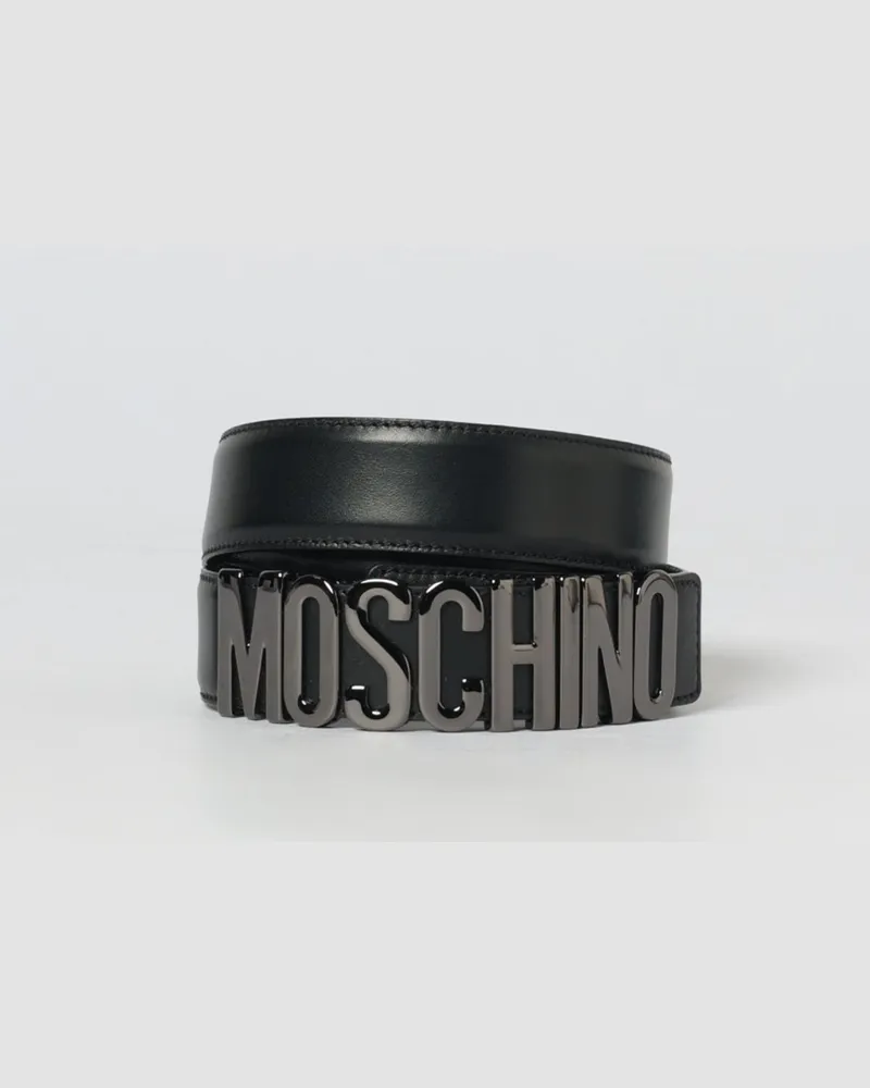 Moschino Gürtel herren Schwarz