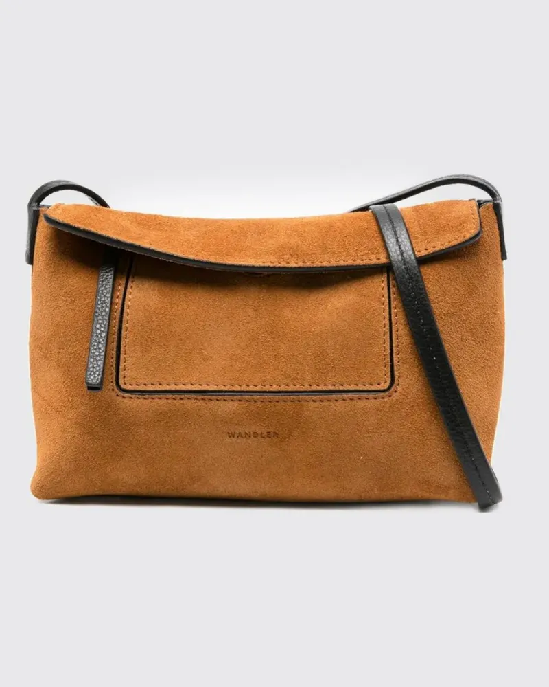 WANDLER Schultertasche damen Camel