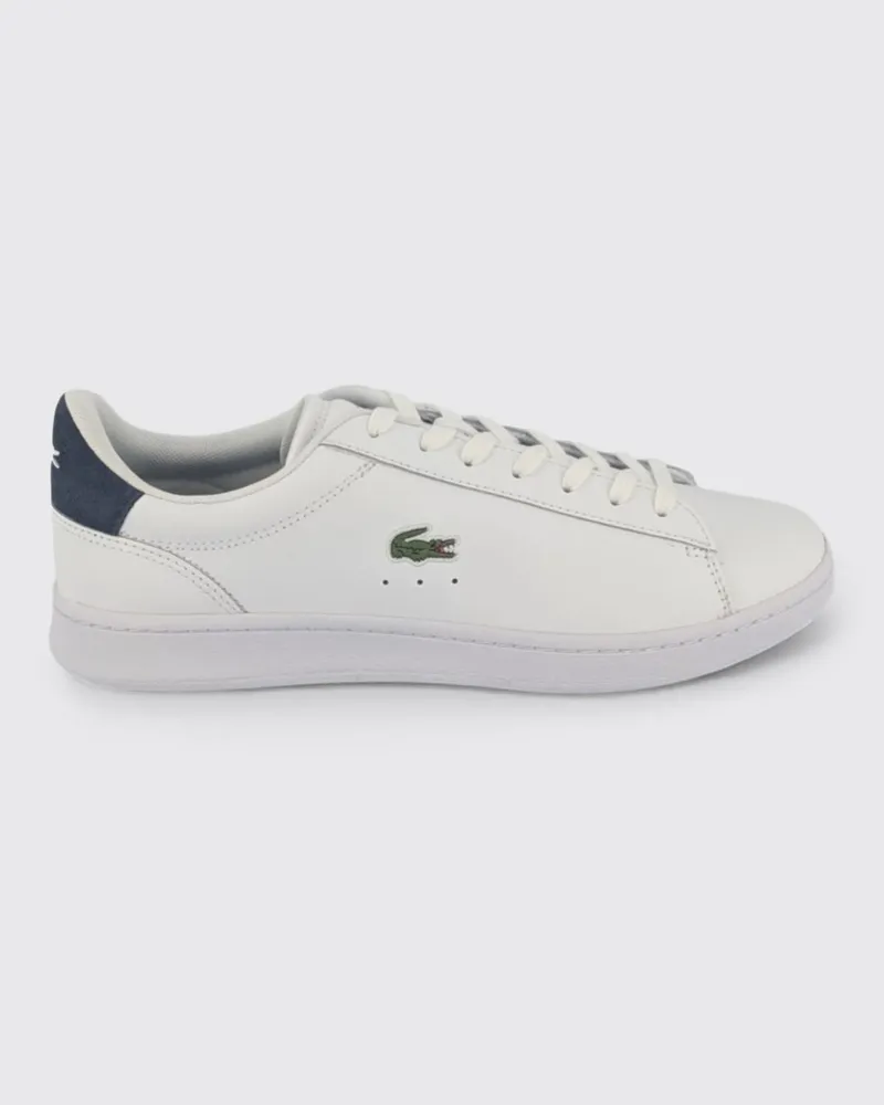 Lacoste Carnaby Set Low-Top-Sneaker von aus Glattleder mit gedrucktem Logo Weiß