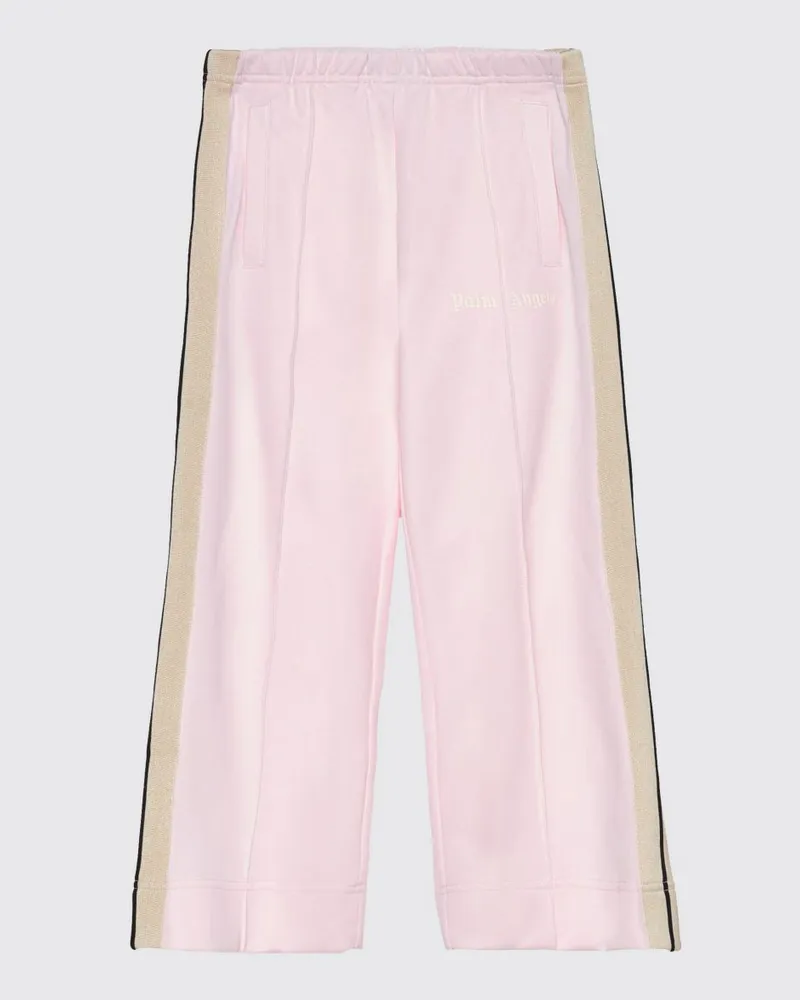 Palm Angels Sport-Hose für Jungen aus Jersey mit kontrastierendem Logo Pink