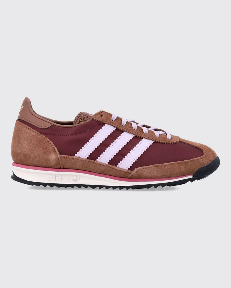 adidas SL 72 OG Sneakers aus Leder und Nylon mit 3-Streifen-Logo Braun