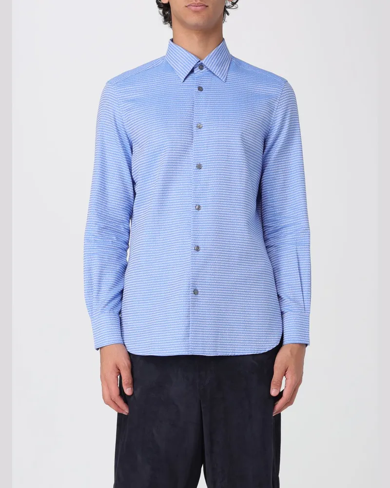 Emporio Armani Hemd herren Hellblau