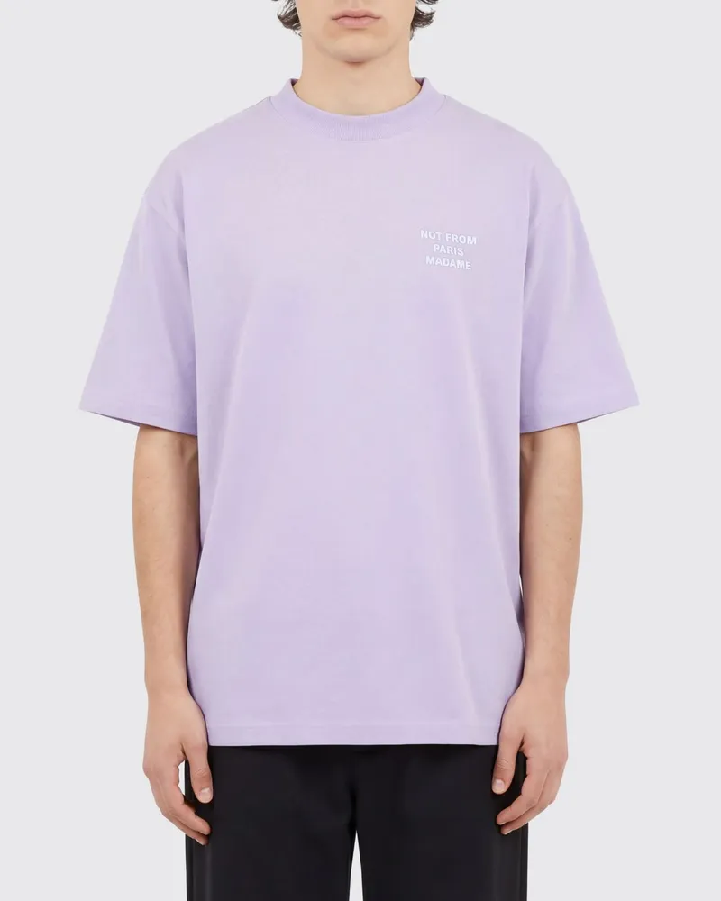 Drôle de Monsieur T-shirt herren Violett