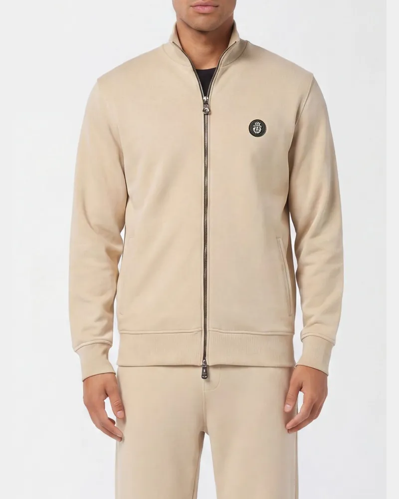 Billionaire Bomberjacke aus Baumwolle mit Logo Beige