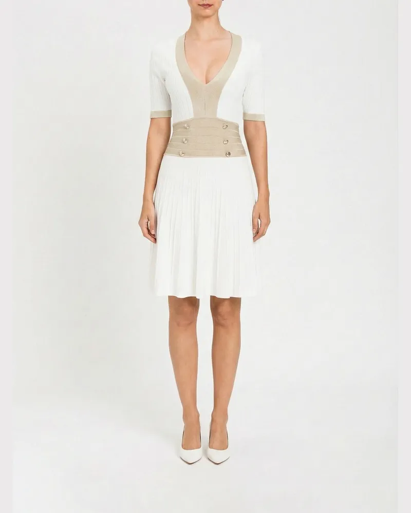 Twin-Set Kleid damen Weiß