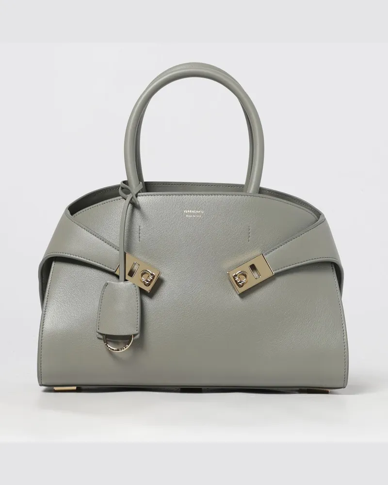 Ferragamo Schultertasche damen Grau
