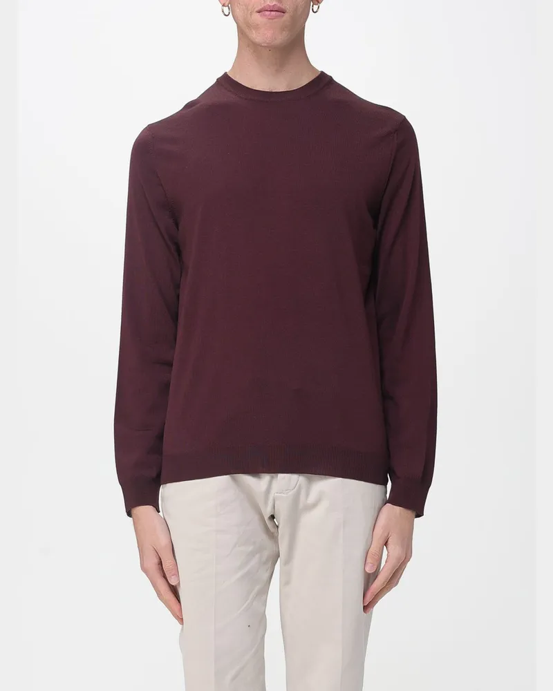 Zanone Strickjacke herren Burgunderrot