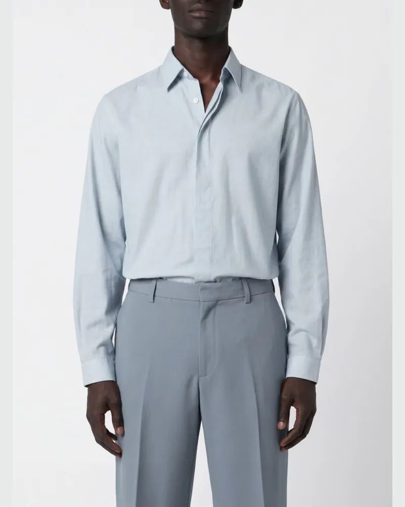 LARDINI Hemd herren Blau