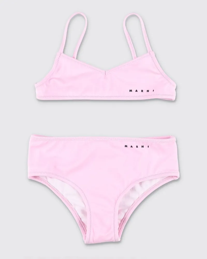 Marni Stretch-Polyamid-Bikini Pink