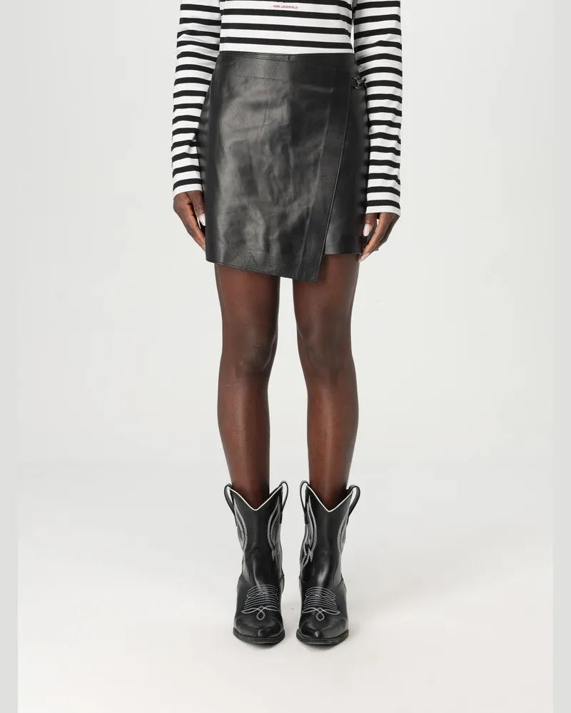 Karl Lagerfeld Rock damen Schwarz