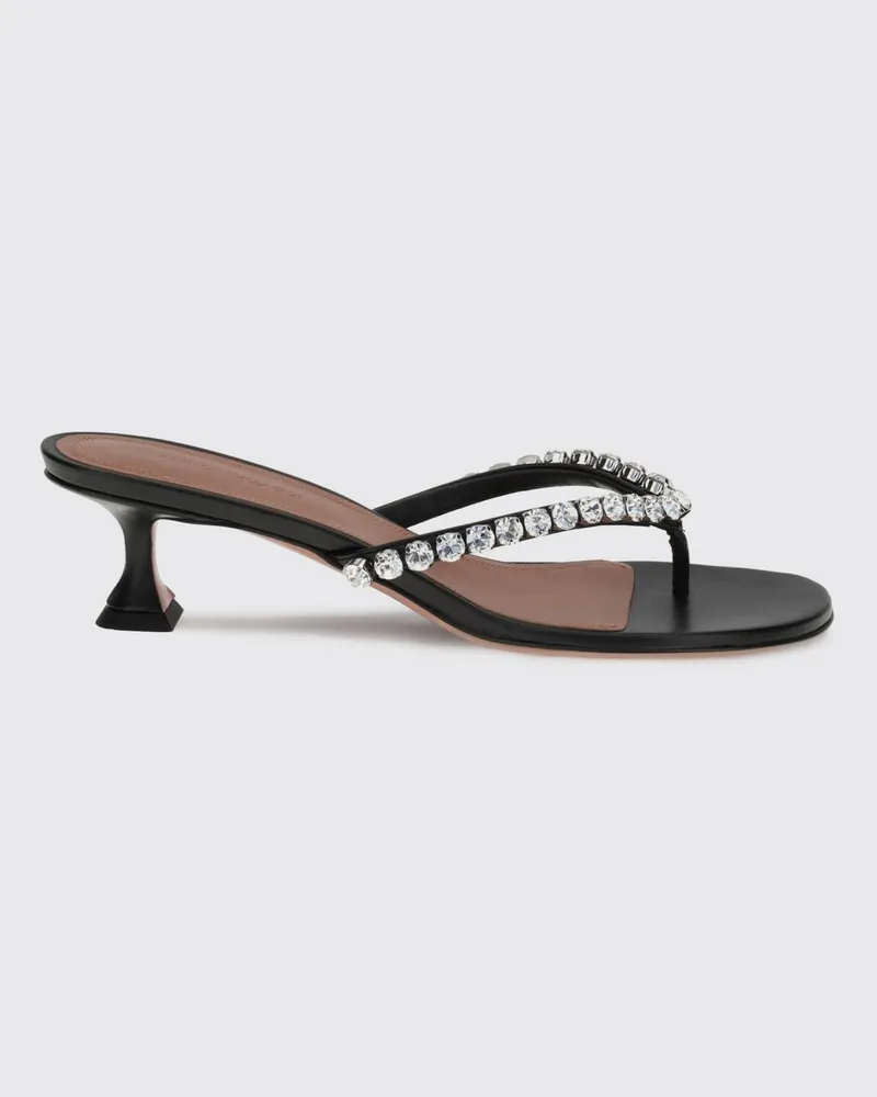Amina Muaddi Schuhe damen Schwarz