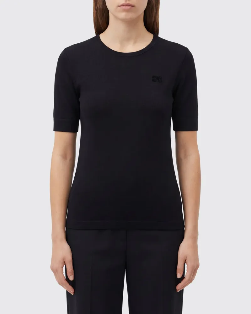 Ganni T-shirt damen Schwarz