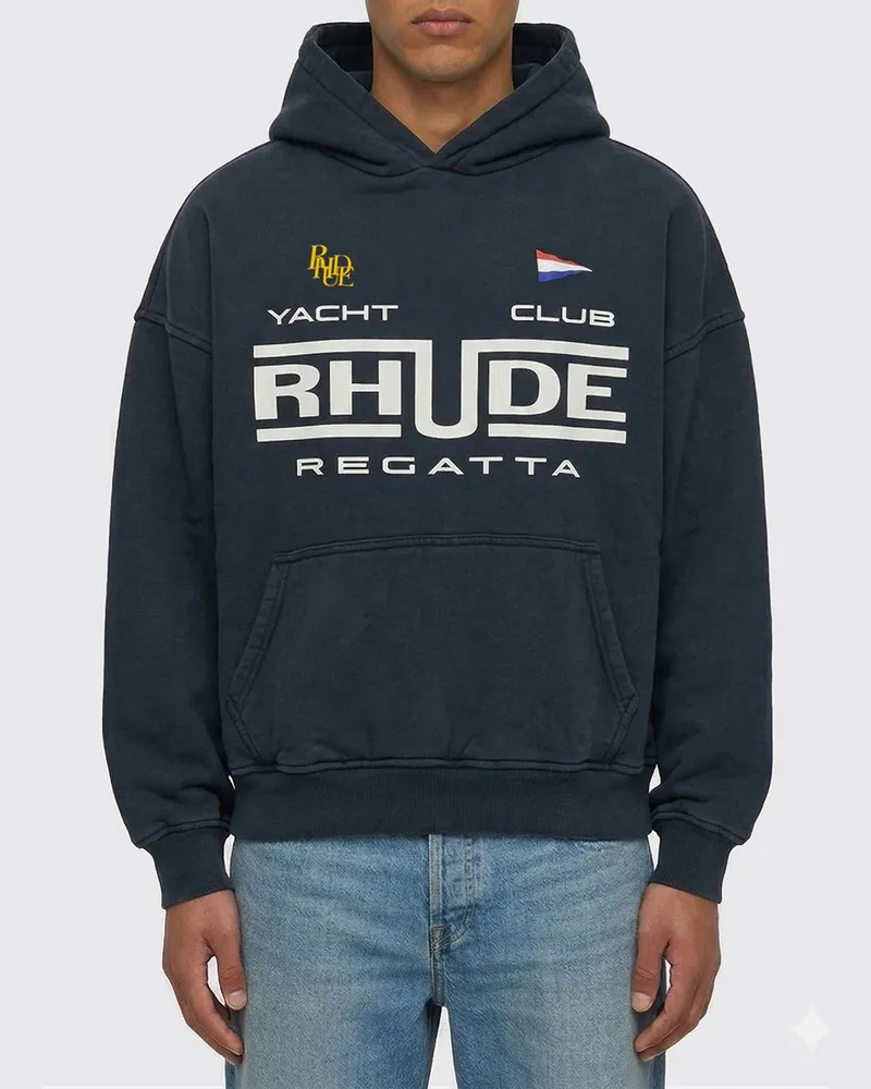 RHUDE Sweatshirt herren Schwarz