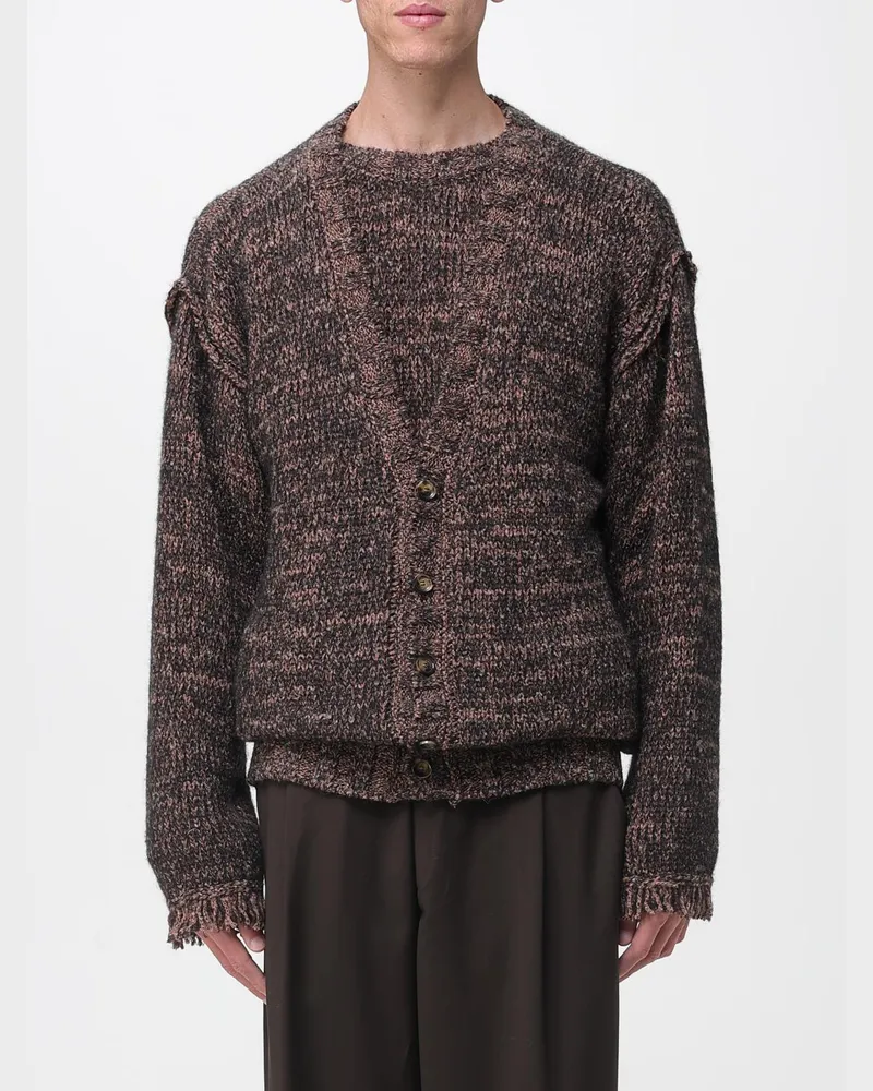 Laneus Strickjacke herren Braun