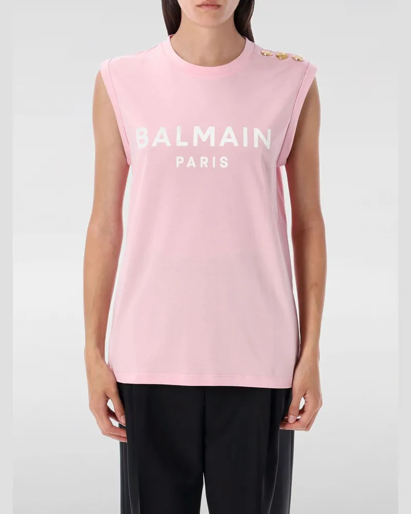 Balmain T-shirt damen Pink