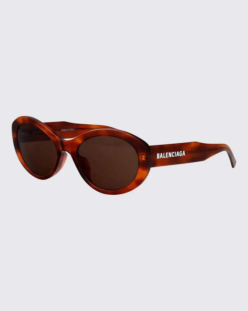 Balenciaga BB0446S Sonnenbrille aus recyceltem Acetat Braun
