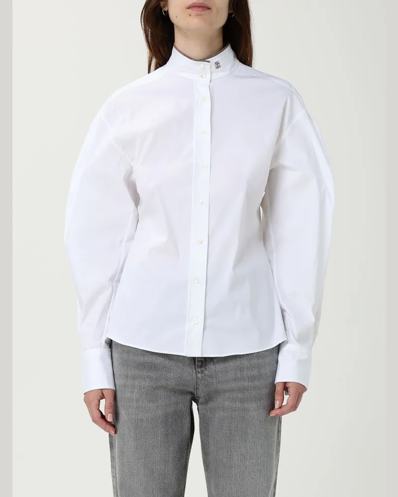 Brunello Cucinelli Hemdbluse damen Weiß