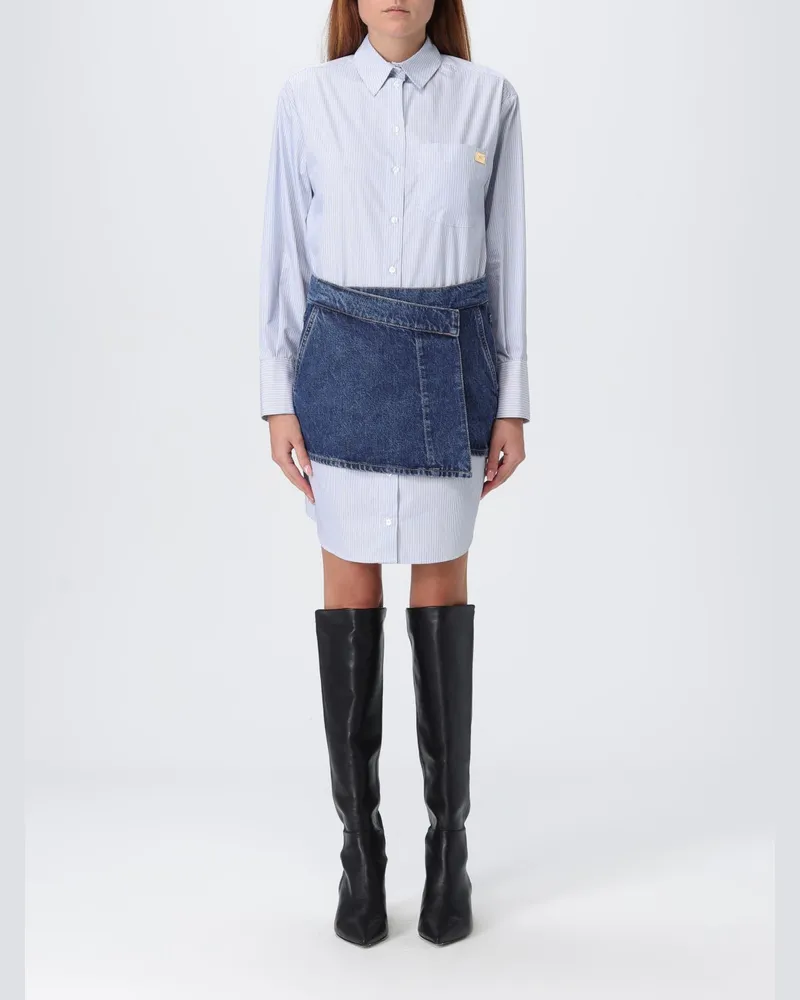Elisabetta Franchi Rock damen Blau