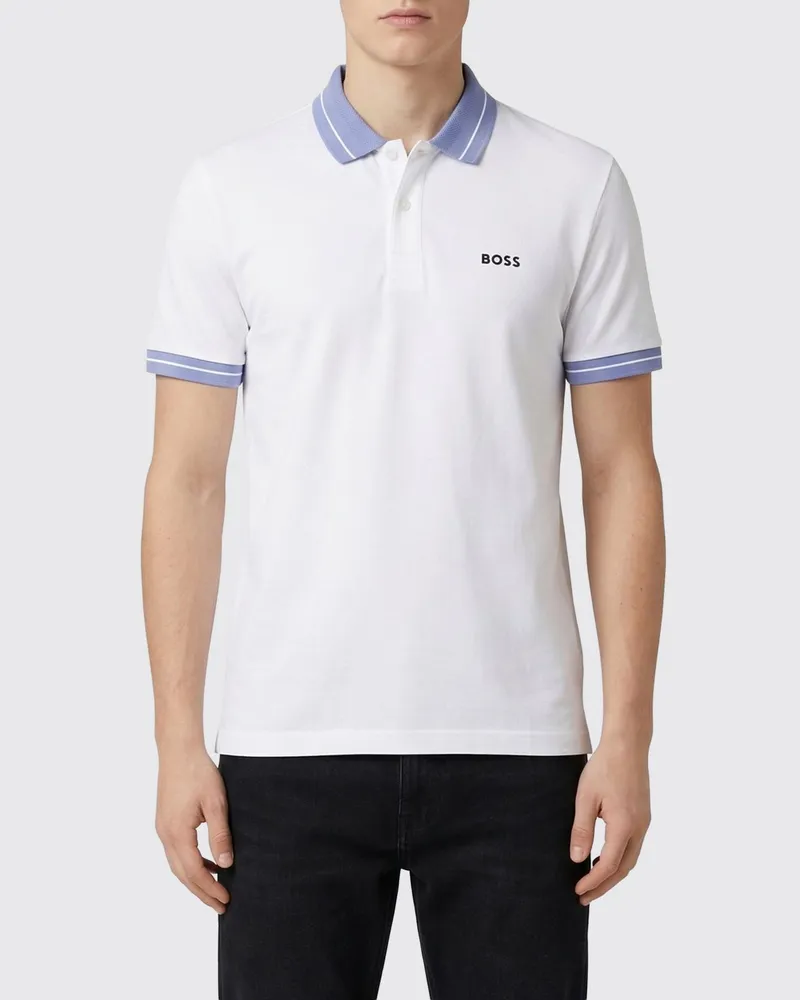 HUGO BOSS Polo herren Weiß