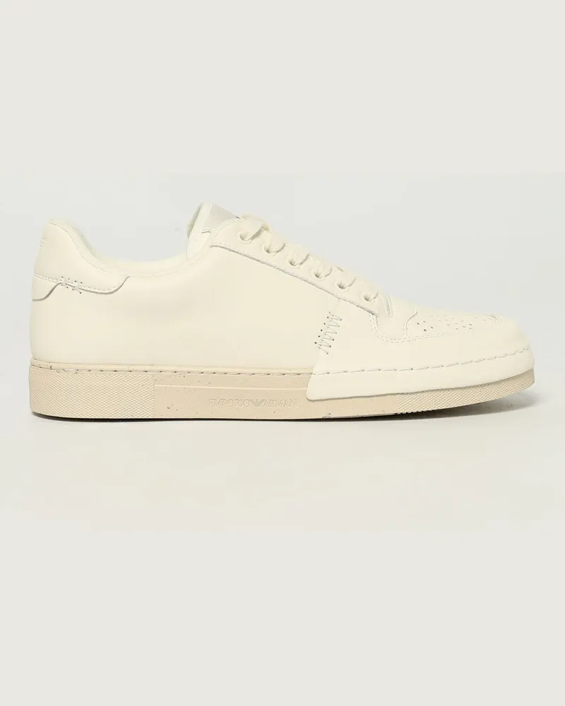 Emporio Armani Sneakers herren Ecru