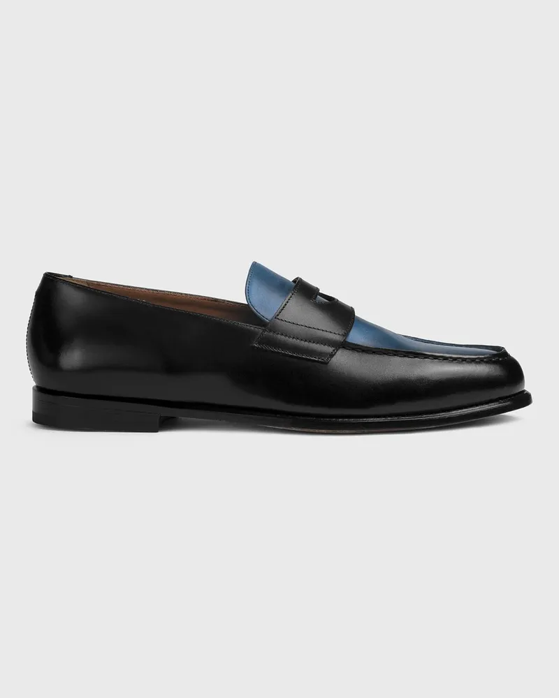 Doucal´s Mokassins herren Schwarz