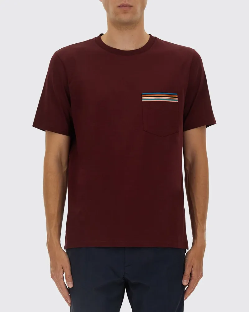 Paul Smith T-shirt herren Rot