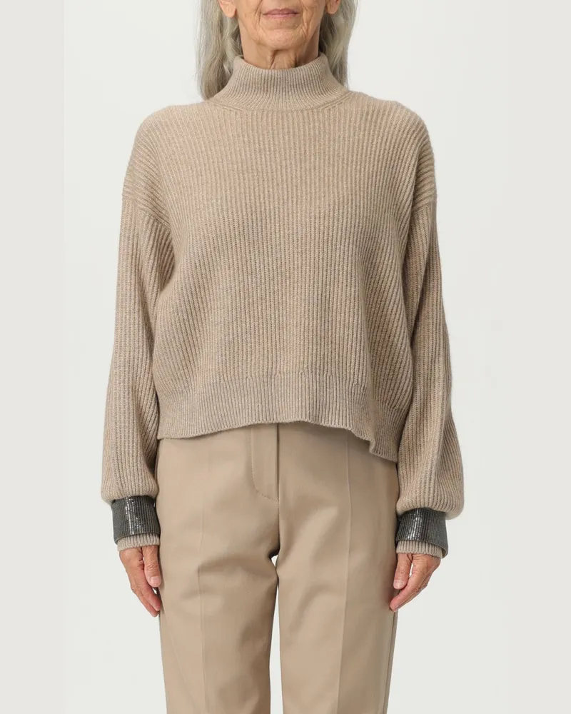 Brunello Cucinelli Strickjacke damen Braun