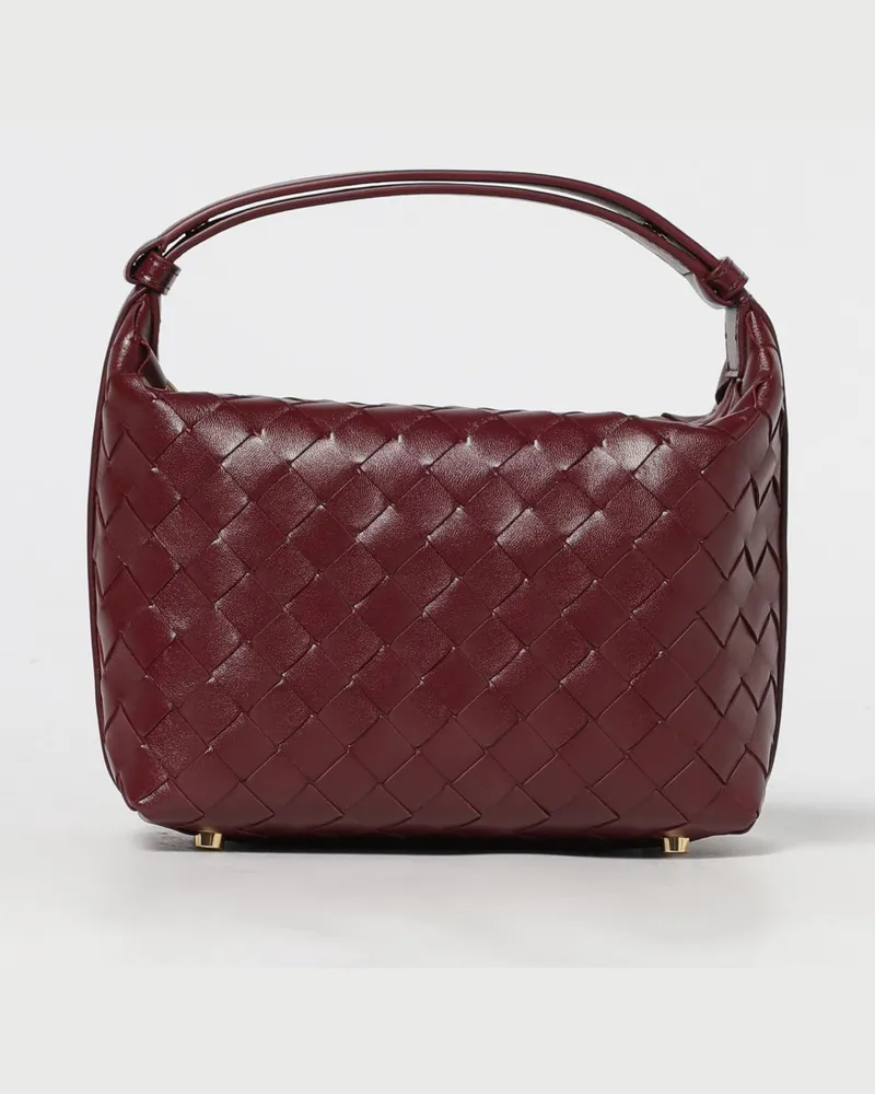 Bottega Veneta Schultertasche damen Burgunderrot