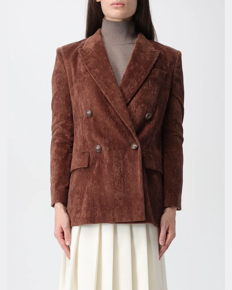 Brunello Cucinelli Blazer damen Burnt